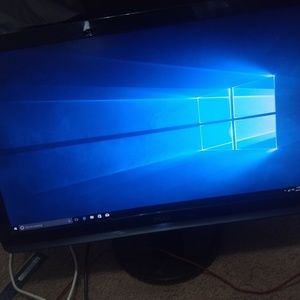 Computer Monitor, Gaming Keyboard and Mouse